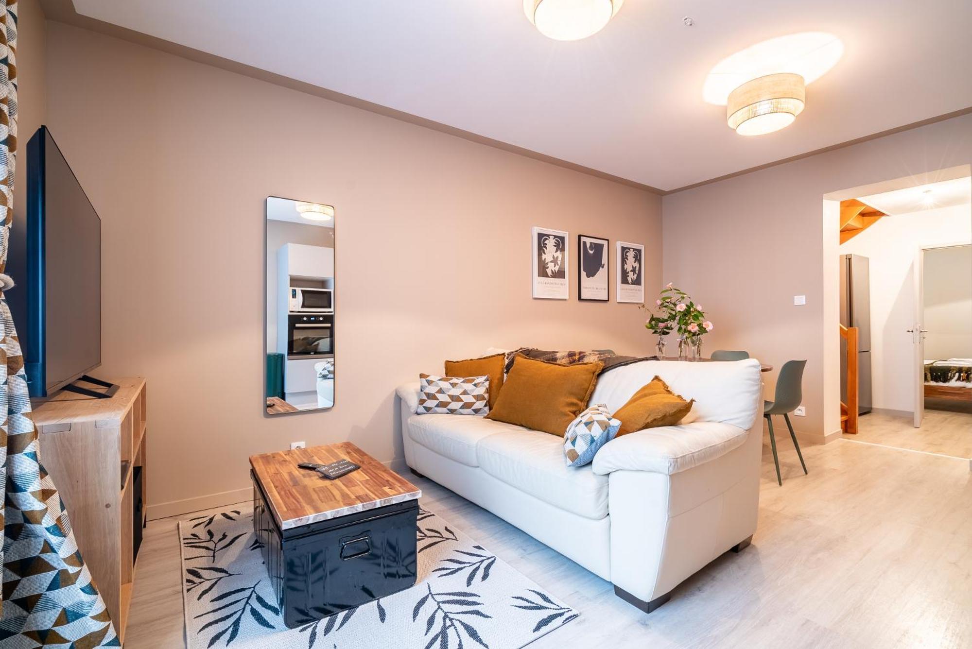 Mon Appart'Hotel - Gare De Limoges - Duplex 2 Chambres - Parking En Supp エクステリア 写真